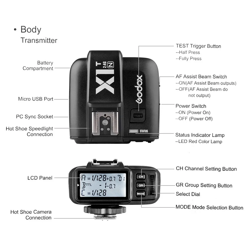 Профессиональный Камера Вспышка Speedlite с круглой головкой Беспроводной 2,4G с линзой Френеля с регулируемой яркостью, масштабируемый бинокль для студии вспышка для фотоаппарата свет комплект аксессуаров