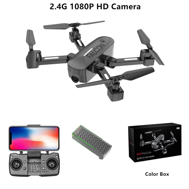 GPS Follow Me 5G WIFI FPV RC Drone Optical Flow Positioning 4K HD Adjustable Camera Speed Control Smart Return Quadcopter RC Toy