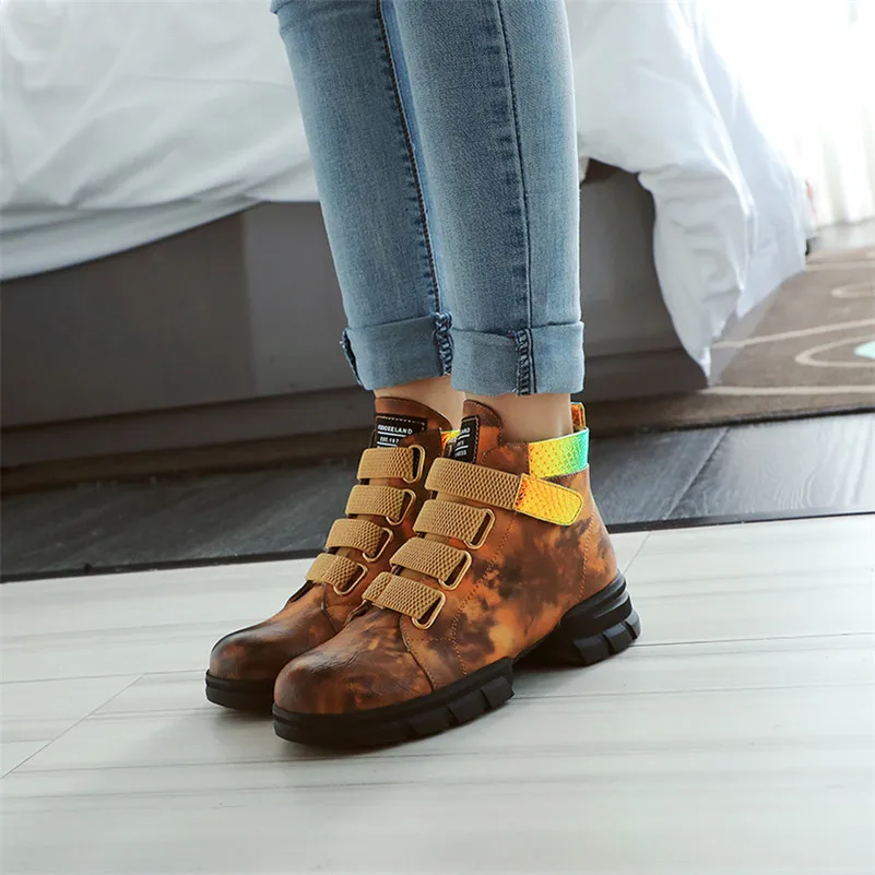 FEDONAS Winter Fashion Microfiber Leather Female Sports Short Boots Comfortable Women Ankle Boots Big Size Casual Shoes Woman
