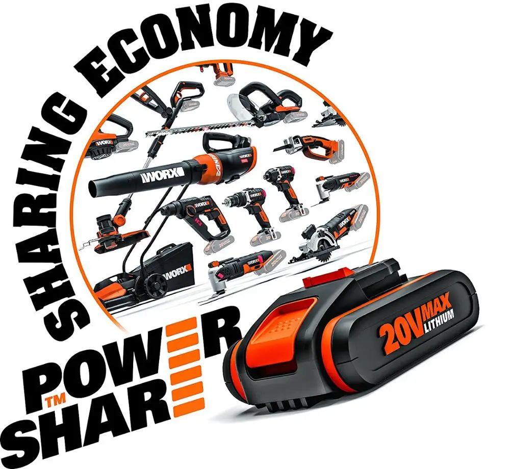  WORX 20V lithium battery high pressure cleaner WG629E self-priming portable car high pressure washe