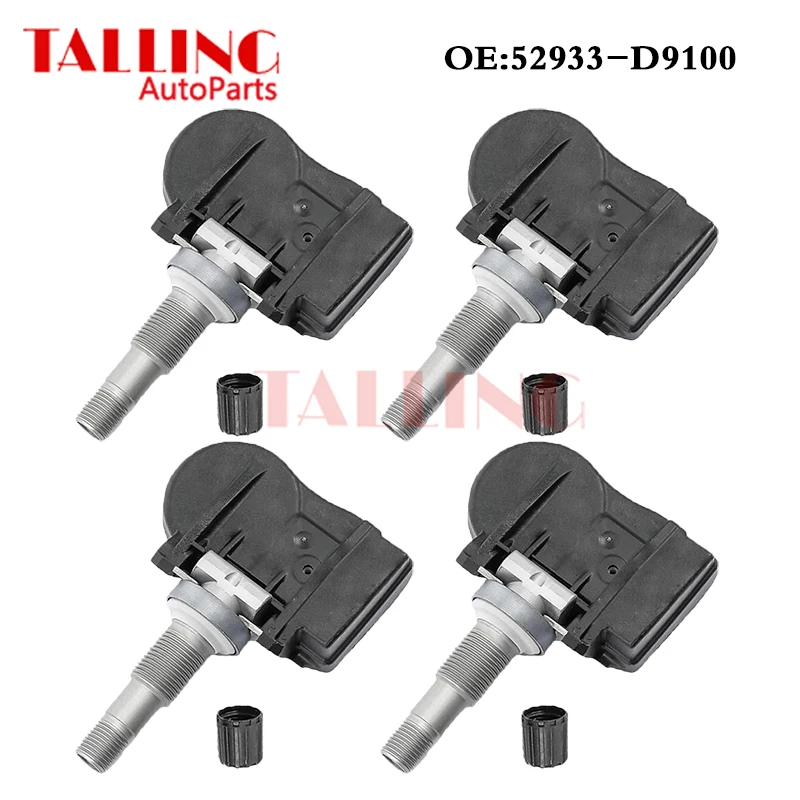 52933-D9100 4 шт./лот TPMS для KIA SPORTAGE SORENTO OPTIMA NIRO CADENZA HYUNDAI ELANTRA IONIQ KONA SANTA FE VELOSTER | Автомобили
