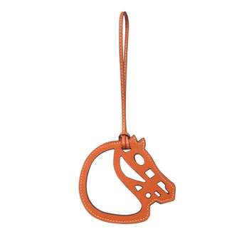 

Pu Leather Hollow Horse Head Bag Pendant