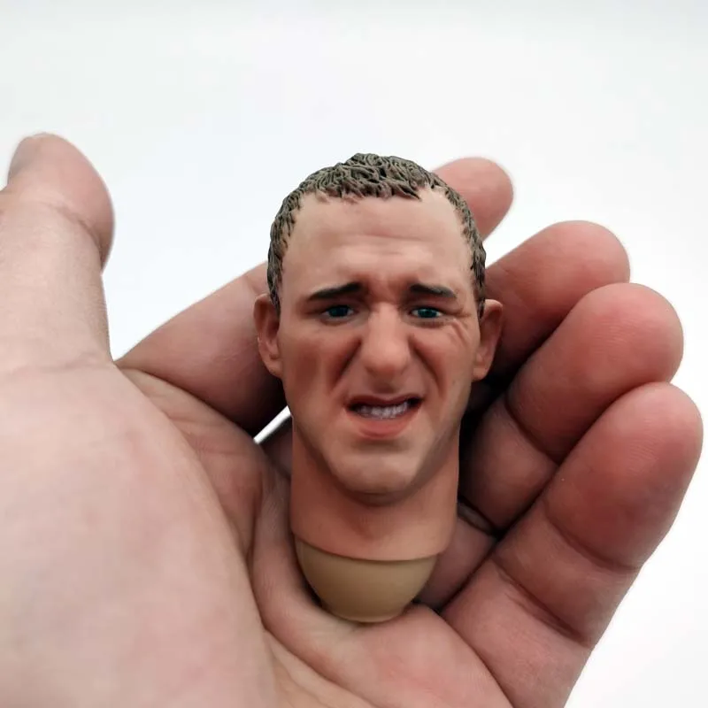 

1/6 Scale Scream WWII German Soldiers Head Sculpt Expression Male Soldier Head Carving Model Toy Action Figure
