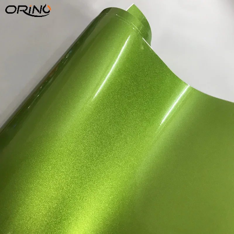 Glitter Diamond Green Vinyl Film Wrap-1