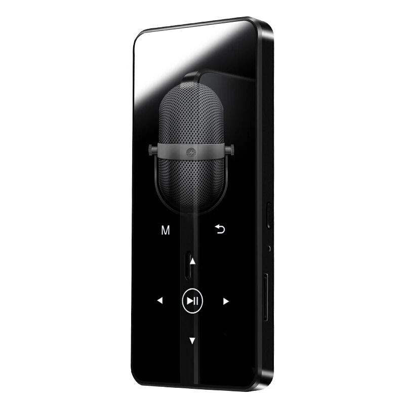 

New Portable Mp3 Touch Screen 8GB Mini Mp3 External Player Stereo Sport Music FM Radio Study Black MP3 Gift Support OTG TF Card