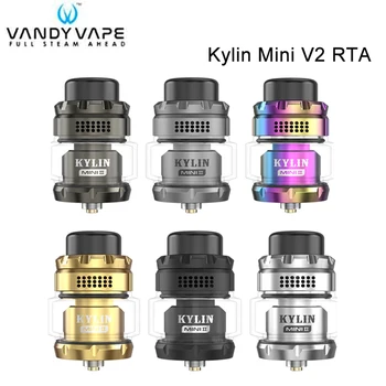 

Original Vandy Vape Kylin Mini V2 RTA Tank Atomizer 5ml Fit Prebuilt Fused Clapton Coil VandyVape Electronic Cigarette Vaporizer