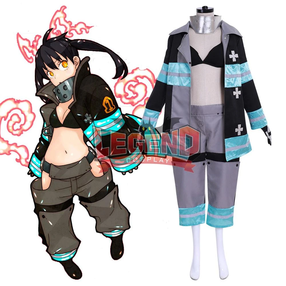 コスプレレジェンドアニメファイアフォースコタツタマキコスチューム ハロウィンコスチューム カスタムメイド Aliexpress