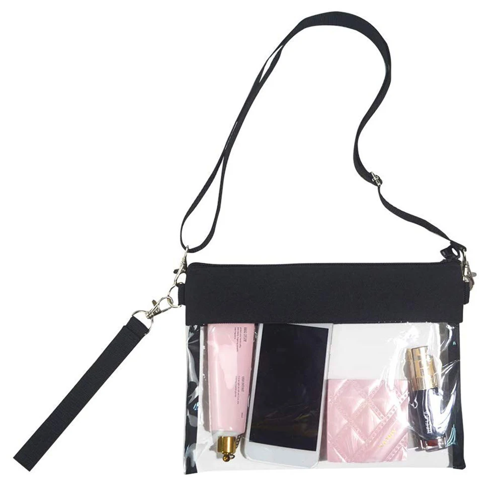 Women Clear PVC Crossbody Jelly Bag Purse Clutch Tote Satchel Evening Party Transparent Handbags | Багаж и сумки