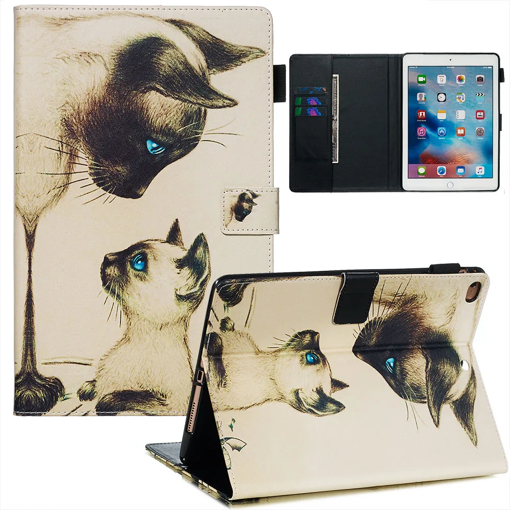 Чехол для ipad Air 1 Air 2 Подставка для планшета для ipad 9,7 PU кожаный смарт-чехол для ipad 5 6 8 9,7 дюймов чехол+ подарок