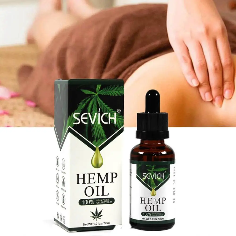 

100% Nature Organic HEMP Oil Essential Oil Body Massage Sleep Aid Anti Stress Hemp Extract Relax Fragrance Oil