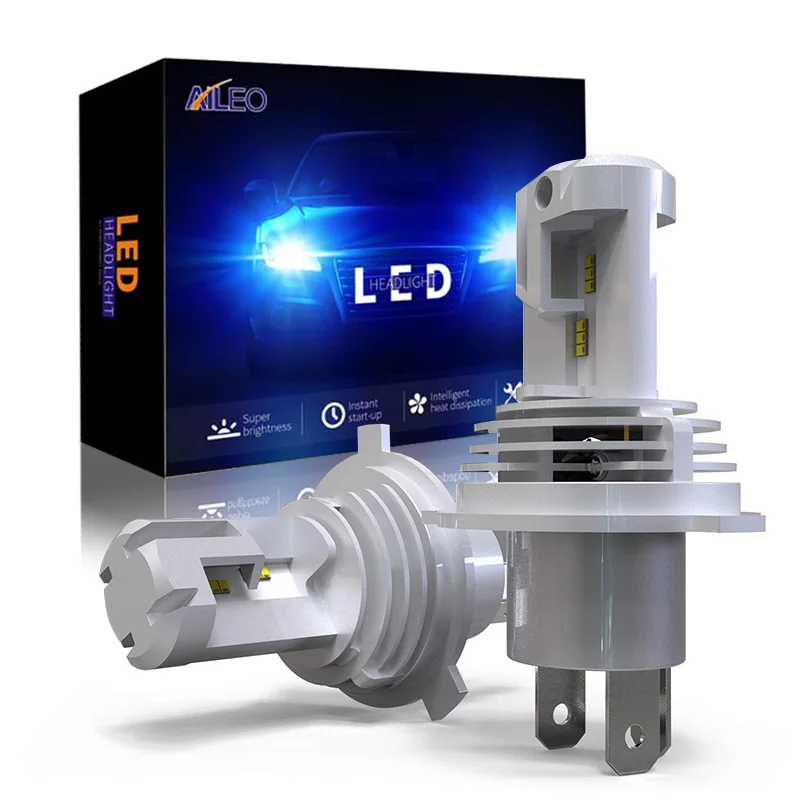 Лампа для автомобильных фар H4 LED H7 H8 H9 HB2 HB3 H11 HB4 9005 9006 60 Вт 6000 лм Plug-N-Play сверхъяркая K