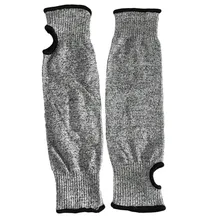 1 шт./1 пара уровень 5 стандарты анти-резки резистентная повязка Гибкая износостойкость HPPE износостойкий рабочий рукав безопасности