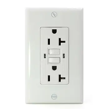 

20A 125V GFCI Duplex Self-Test Tamper Resistant Receptacle Outlet Weather Heavy Y5GA