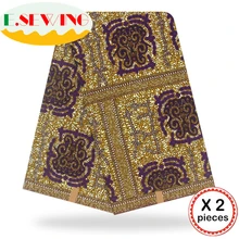 Анкара африканская восковая печатная ткань 12 ярдов Хлопок Воск Гана воск нигерийский стиль для шитья африканские платья одежда 111844