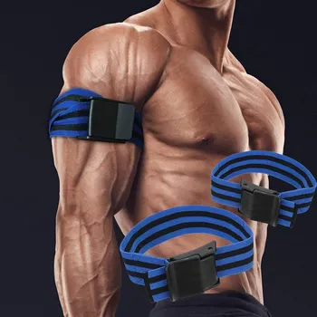 

2PCS Gym Occlusion Wraps Pro Resistance Bands Fitness Arm Leg Blaster Elastic Exercise Bands for Blood Flow Restriction Training