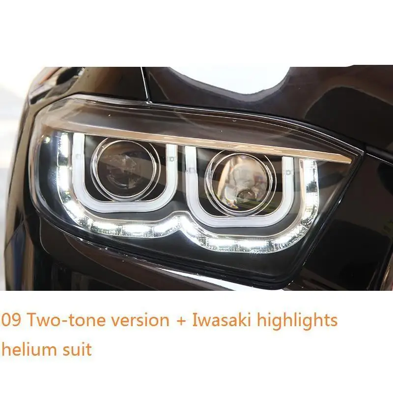 Лампы Cob части Automovil наружные Neblineros Para Автомобильные светодиодные Автомобильные фары в сборе 09 для Toyota Highlander - Цвет: MODEL C