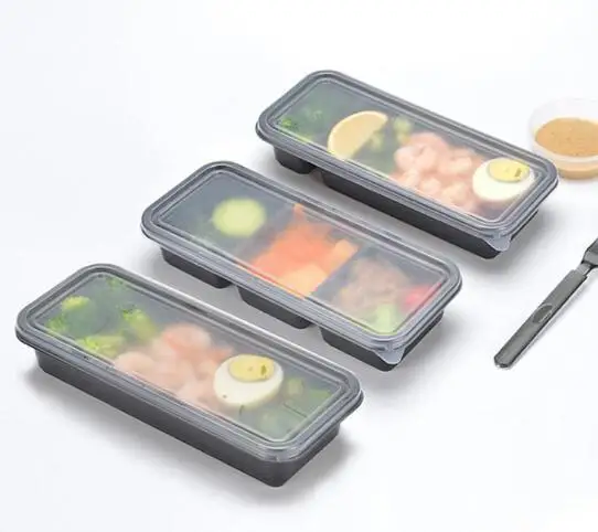 Одноразовые пластиковые контейнеры для хранения пищи в микроволновой печи