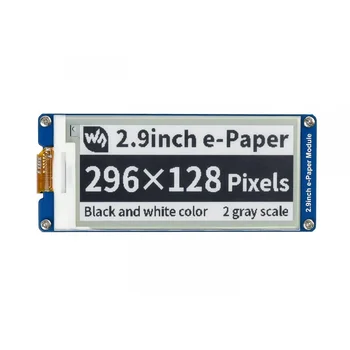 

BlueRaven 2.9inch E-Ink display module red/black/white three colors e-paper supports Partial Refresh Compatible with Raspberry