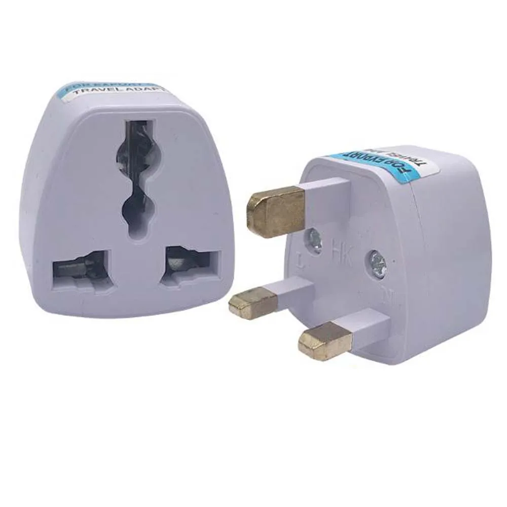 Plug Adapter White iron 10A/16A 250V Travel Universal AU UK US EU Germany French Brazil Swiss South Africa adapter Plug Socket Convertor