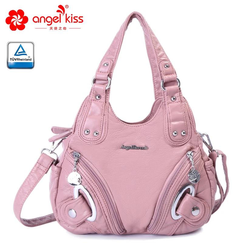 Angel Famo, новые модные женские сумки, мягкие зимние сумки на плечо из искусственной кожи, сумка через плечо, маленькие вместительные сумки, большие сумочки