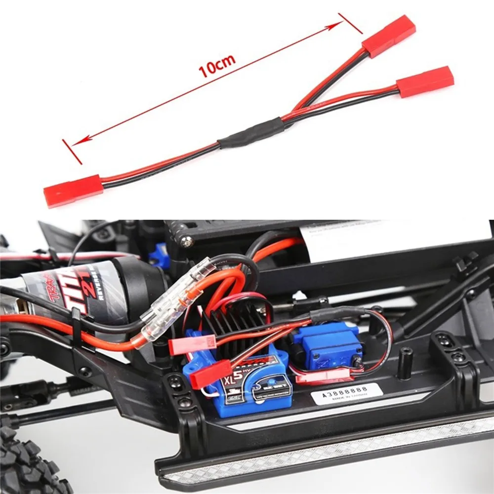 Y кабель 2 в 1 ESC источник питания внешняя проводка для 1/10 Traxxas Trx4 Defender RC Гусеничный запчасти для автомобилей