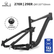 HIMALO Bicycle Frame full Suspension frame 29ER 27.5ER Aluminium Alloy MTB frame Mountain DH Cycling  Downhill bike Accessories