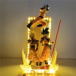 Dragon Ball и super Goku светодиодный светильник, декоративный настольный ночник, ультра инстинкт Goku Evolution, Светодиодный настольный светильник