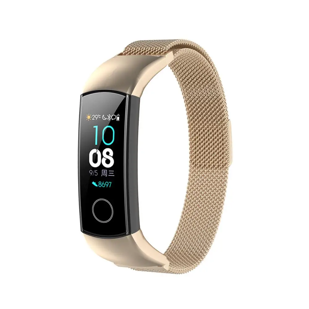 Миланский Браслет для huawei Honor band 4, стандартная версия, Смарт-часы, ремешок для Honor band 4, 5, ремешок на запястье, умные аксессуары