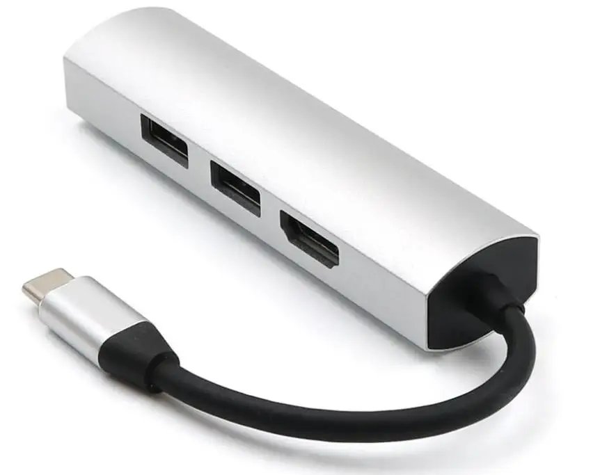 4 в 1 USB C концентратор USB-C до 4K HDMI адаптер для MacBook samsung Galaxy S9/S8 huawei mate 10/20 P10/20 Pro type C Мульти USB 3,0 концентратор