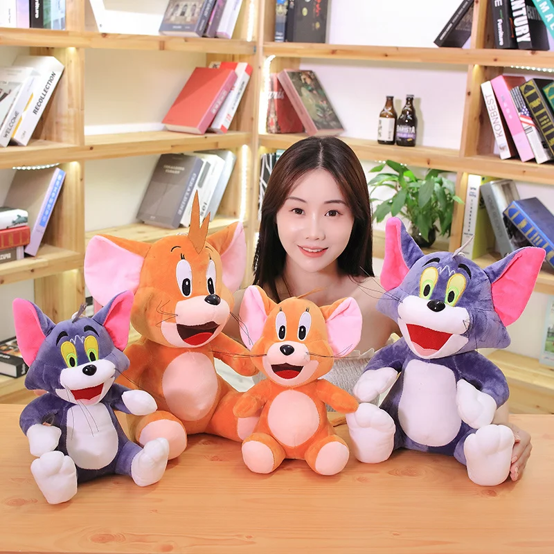 

30-40CM cute cartoon sitting posture mouse doll plush toy children accompanying doll high quality holiday gift room decoration b
