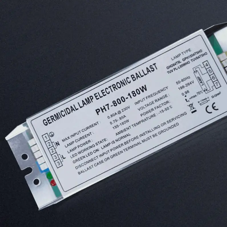gas waste tubo ultravioleta lastro uv placa queima retificador da lampada 02