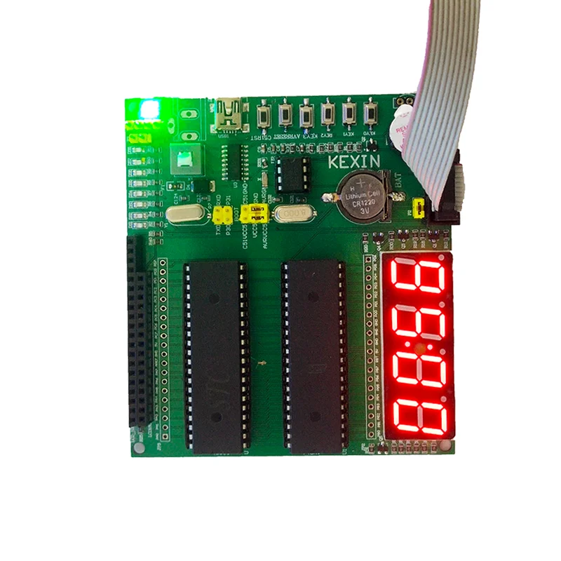 

C51, A-V-R16 MCU Learning Board Development Board I-S-P Downloader S-T-C89C52