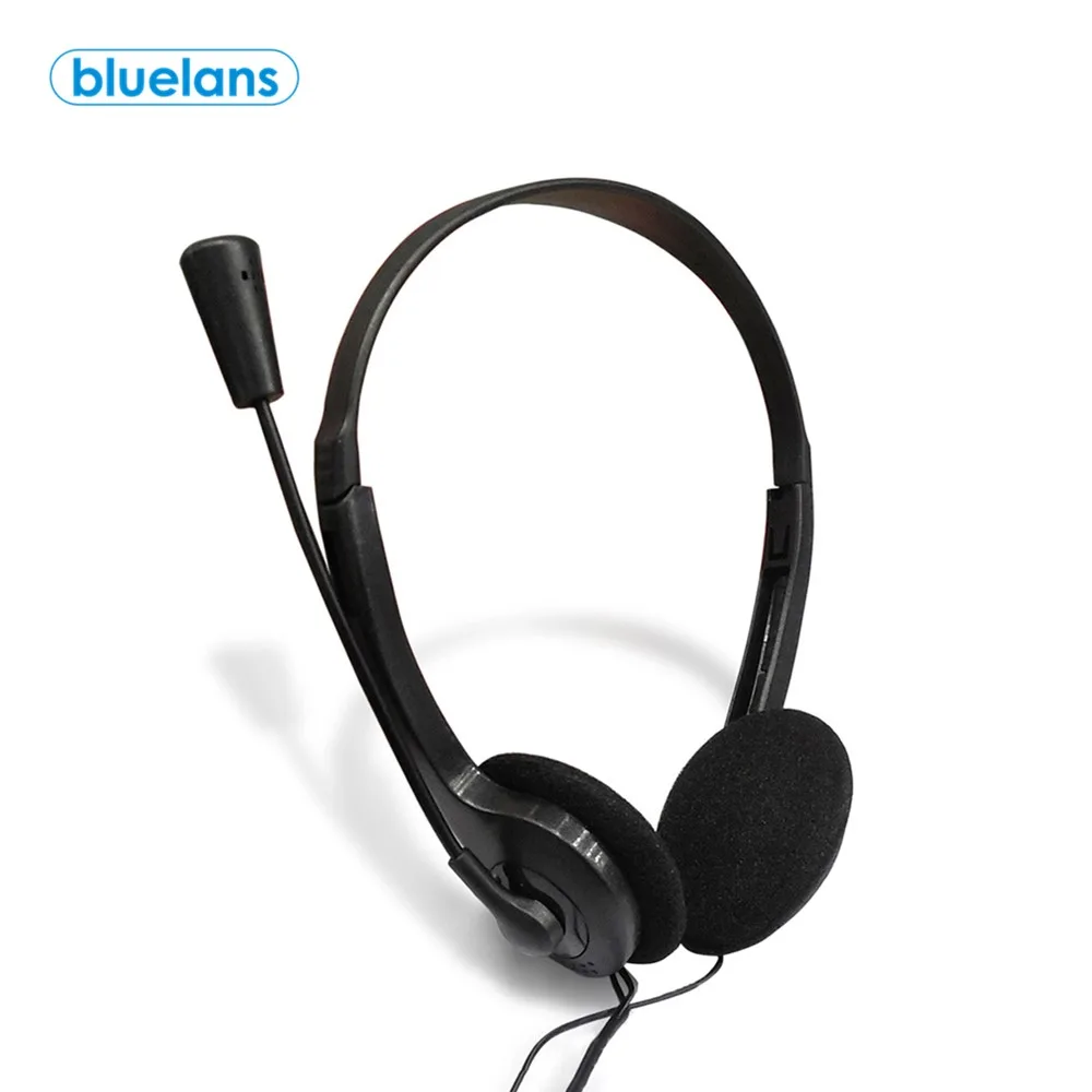 

3.5mm Wired Over-Ear Headphone Stereo Headset with Microphone for PC Laptop
