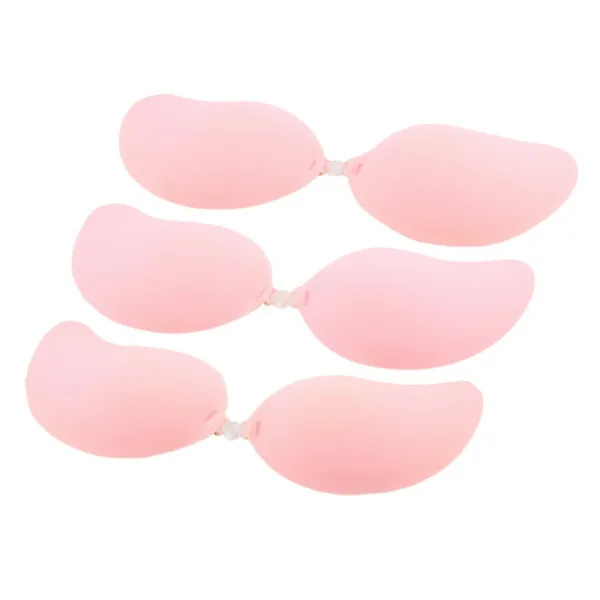 

1pc Self-Adhesive Push Up Silicone Bust Front Closure Strapless Invisible Bra