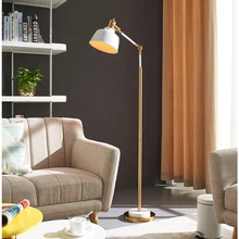 Скандинавская Гостиная Кабинет Напольная Лампа американская современная Минималистичная креативная спальня прикроватная Вертикальная настольная лампа