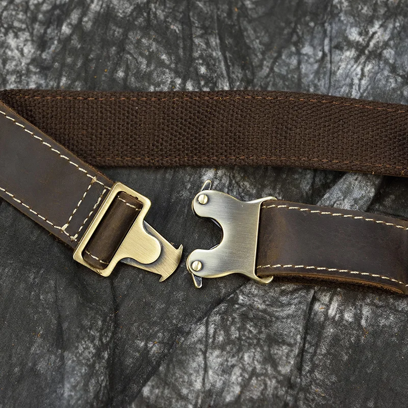 Leather Bum Bag Dark Brown Echuca
