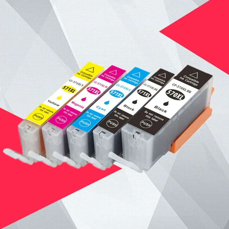 PGI570 PGI-570 CLI-571 pgi-570xl совместимый картридж с чернилами для Canon PIXMA MG5750 MG5751 MG5752 MG5753 MG6850