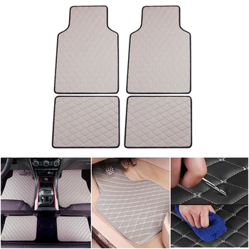 

4Pcs Universal Car Floor Mats for 1 Series 120i 130i 116i 118i E87 F20 E81 E82 E87 E88 All Weather Waterproof Carpet