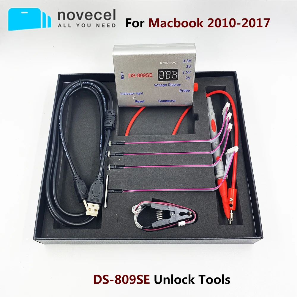 DS-809SE Upgrade iCloud Unlock Tools DS 809SE Unlocker For MacBook Pro Air iMac MAC Mini EFI PadLock Remove Unlocking