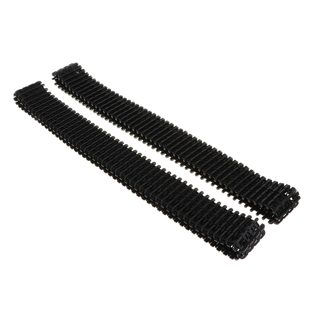 2PCS 78CM Plastic Robot Tank Chassis Rugged Track RC Car Diecast Accessory