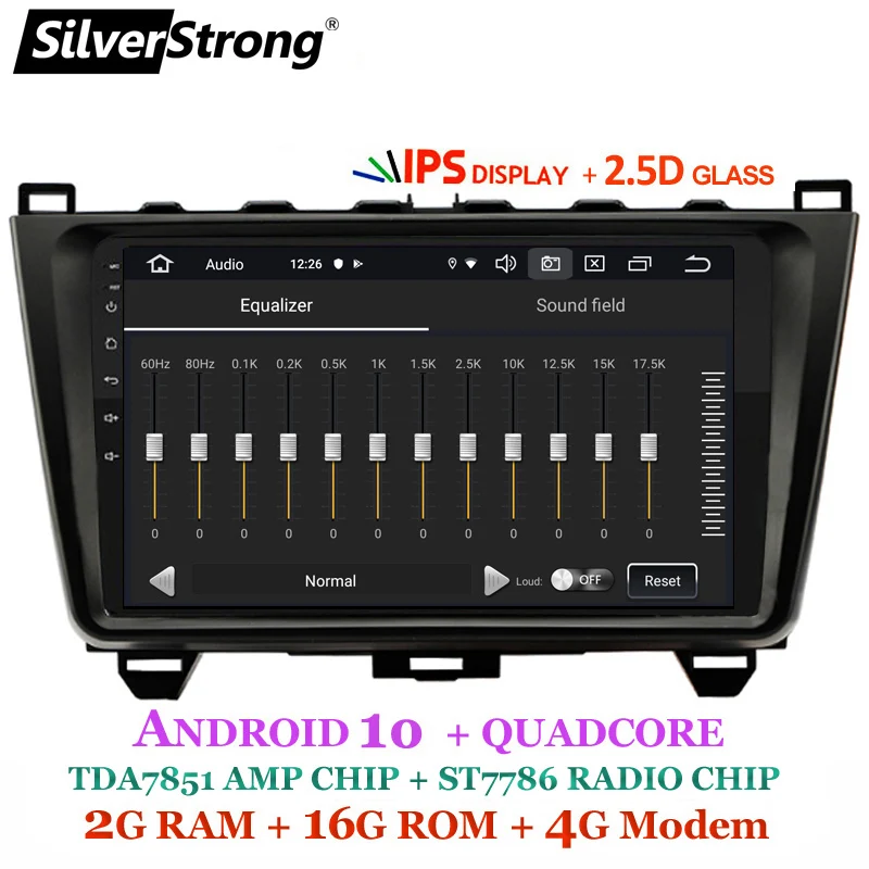 SilverStrong Android9.0 9 ''ips 4G автомобильный DVD для Mazda 6 Atenza ips DSP опция Android радио автомобиля Android gps стерео аудио(без DVD