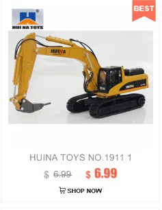 HUINA 1520 RC металлический бульдозер грузовик игрушка 6CH 1/18 2,4 GHz RTR фронтальный погрузчик Инженерный пульт дистанционного управления Строительный трактор грузовики