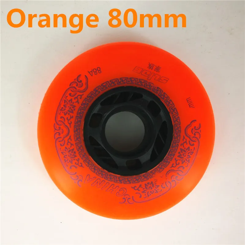 Slide 88A Sliding Inline Skates Wheel for Sliding FSK Street-brush Skating Durable PU for SEBA Skates 80mm 76mm ILQ11 Rodas