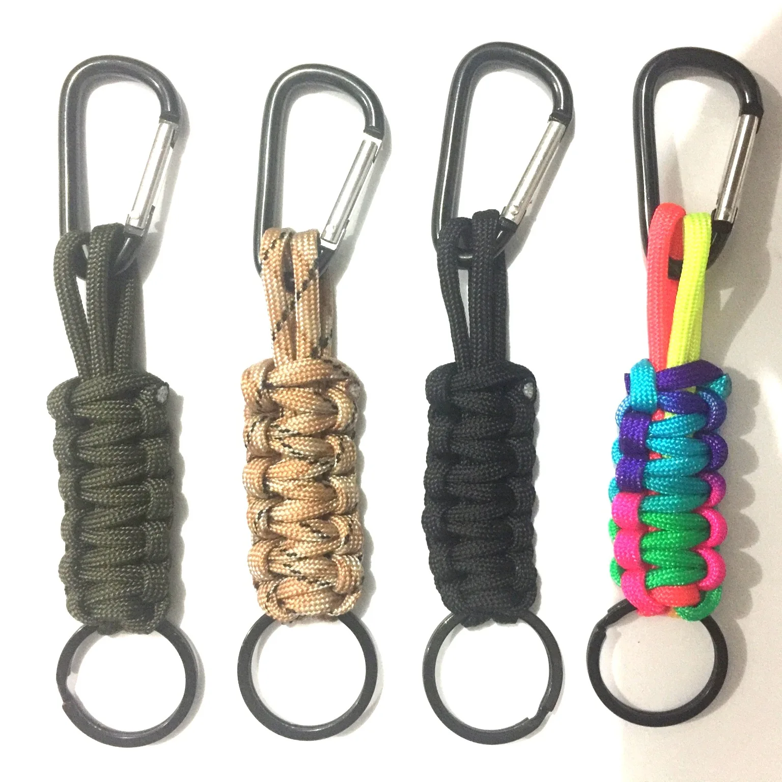

Carabiner Key Zipper Hanging Buckle Outdoor Emergency Umbrella Rope Hanger Keychain Seven Core Umbrella Rope Carabiner