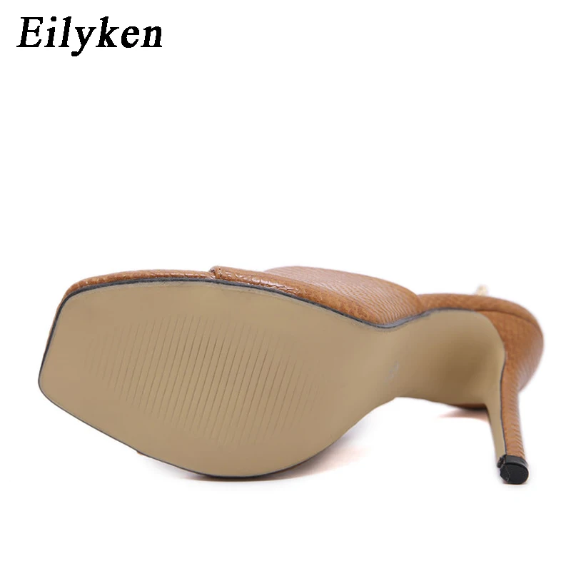 Женские сандалии гладиаторы Eilyken летние новые модные туфли на шпильке с