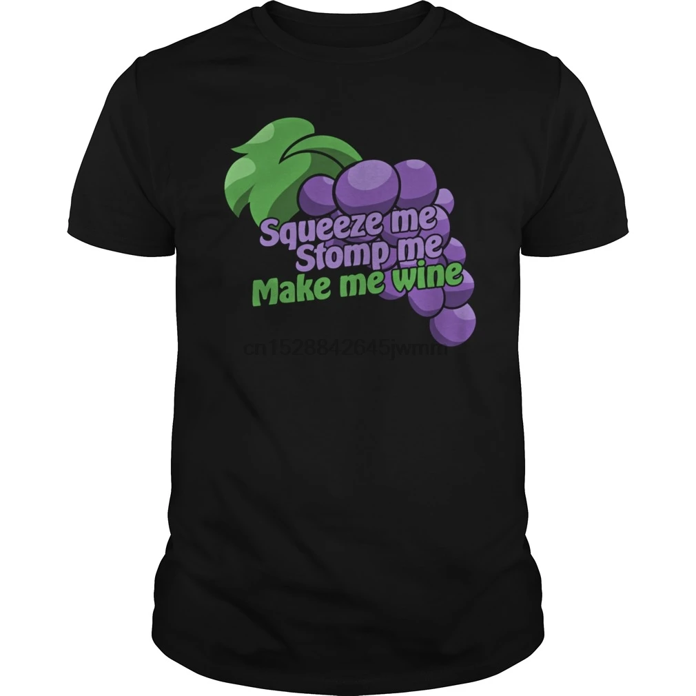Мужская футболка Squeeze me make wine drinker юморная классная с принтом Футболки |
