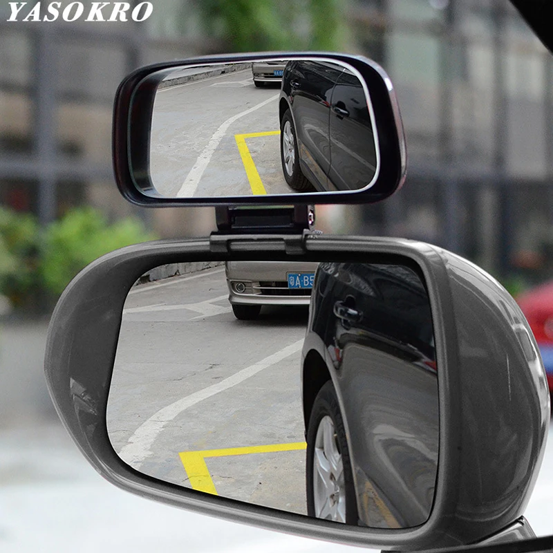 Car Blind Spot Mirror Wide Angle Adjustable Convex Rearview for Safety Parking Reversing Auxiliary | Автомобили и мотоциклы