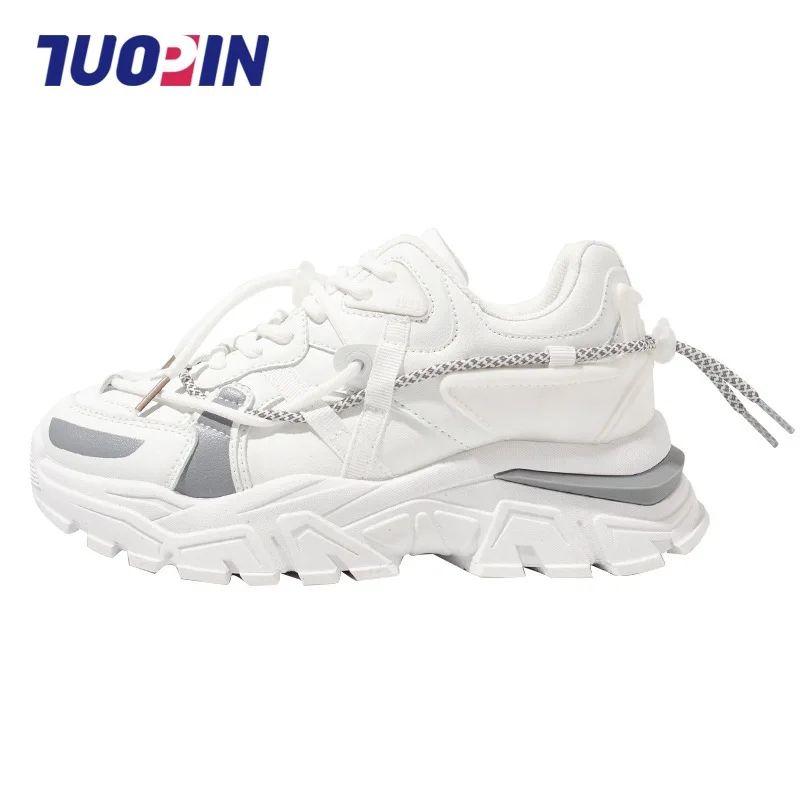 2021 New Daddy Shoes Comfortable and Breathable Autumn and Winter New Wild Platform Platform Sports Women's Shoes Single Shoes