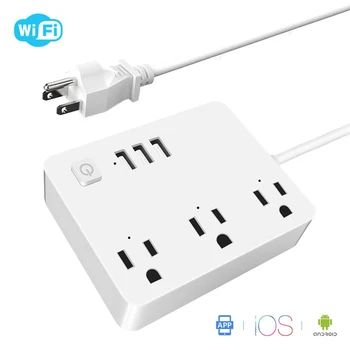 

Smart Socket WiFi APP Mobile Phones Remote Control Voice Control Function Socket