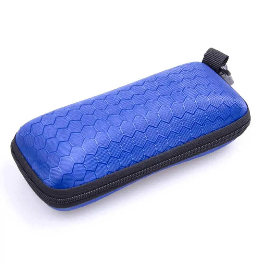 Fashion Newly Protable Rectangle Zipper Sunglasses Hard Eye Glasses Case Protector Box Cases Bags Eyewear Accessories